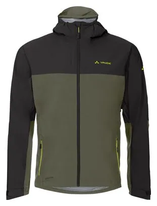 Giacca antipioggia Vaude Moab Khaki/Nero