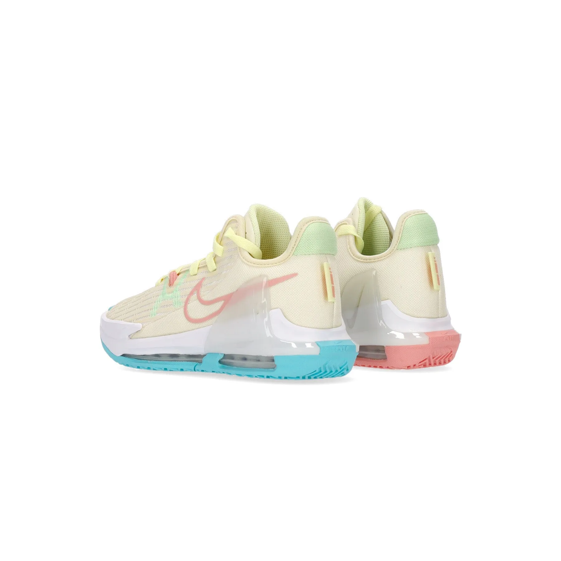 Scarpa Basket Uomo Lebron Witness Vi Coconut Milk/polarized Blue/vapor Green